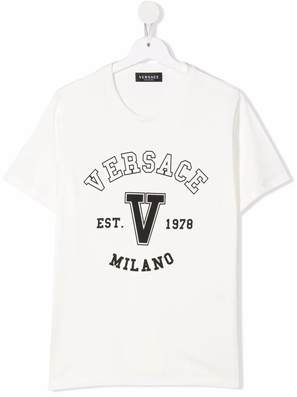 

Versace Kids logo-print T-shirt - White