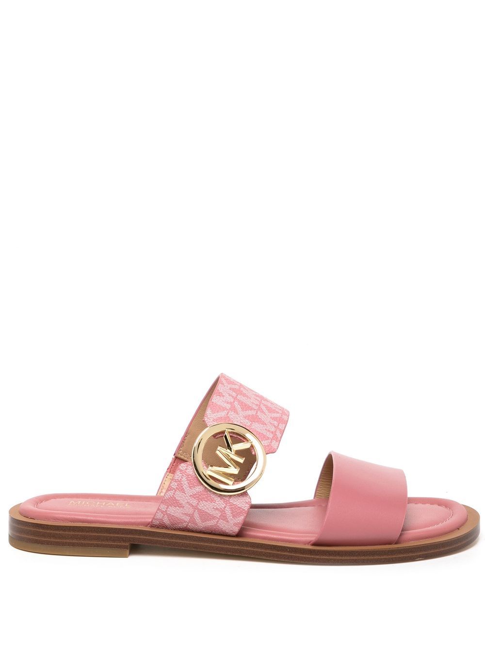 

Michael Kors sandalias Summer con placa del logo - Rosado