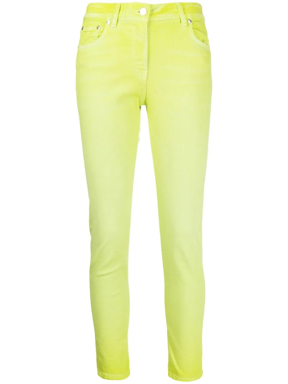 

MSGM low waisted skinny jeans - Yellow