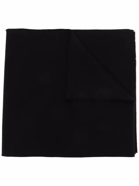 Givenchy Greca-embroidered wool-cashmere scarf