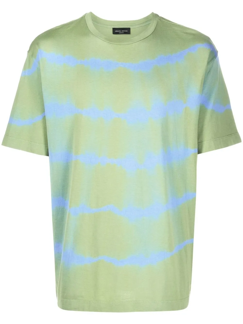 

Roberto Collina playera con estampado tie-dye - Verde