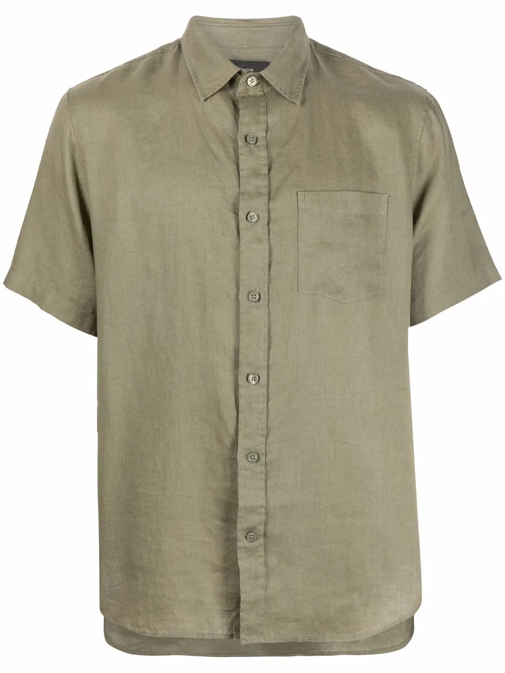 

Vince short-sleeve fitted shirt - Green