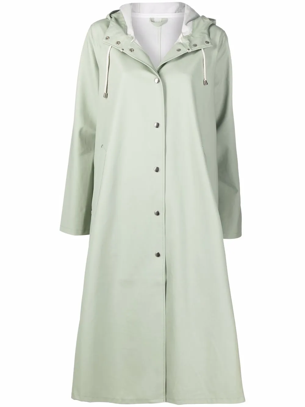 

Stutterheim impermeable largo con capucha - Verde