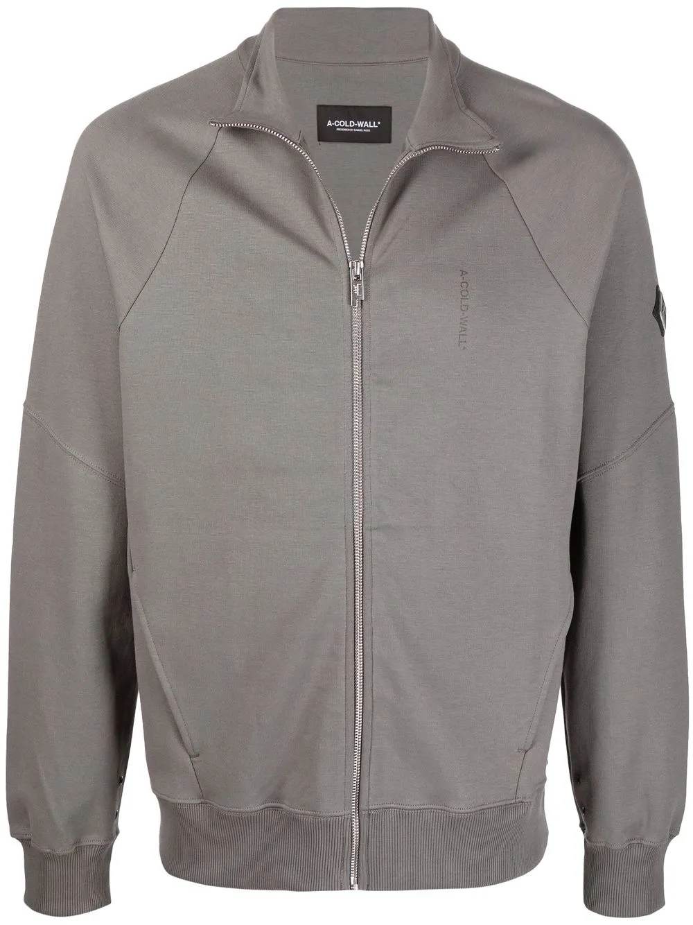 

A-COLD-WALL* sudadera con parche del logo - Gris