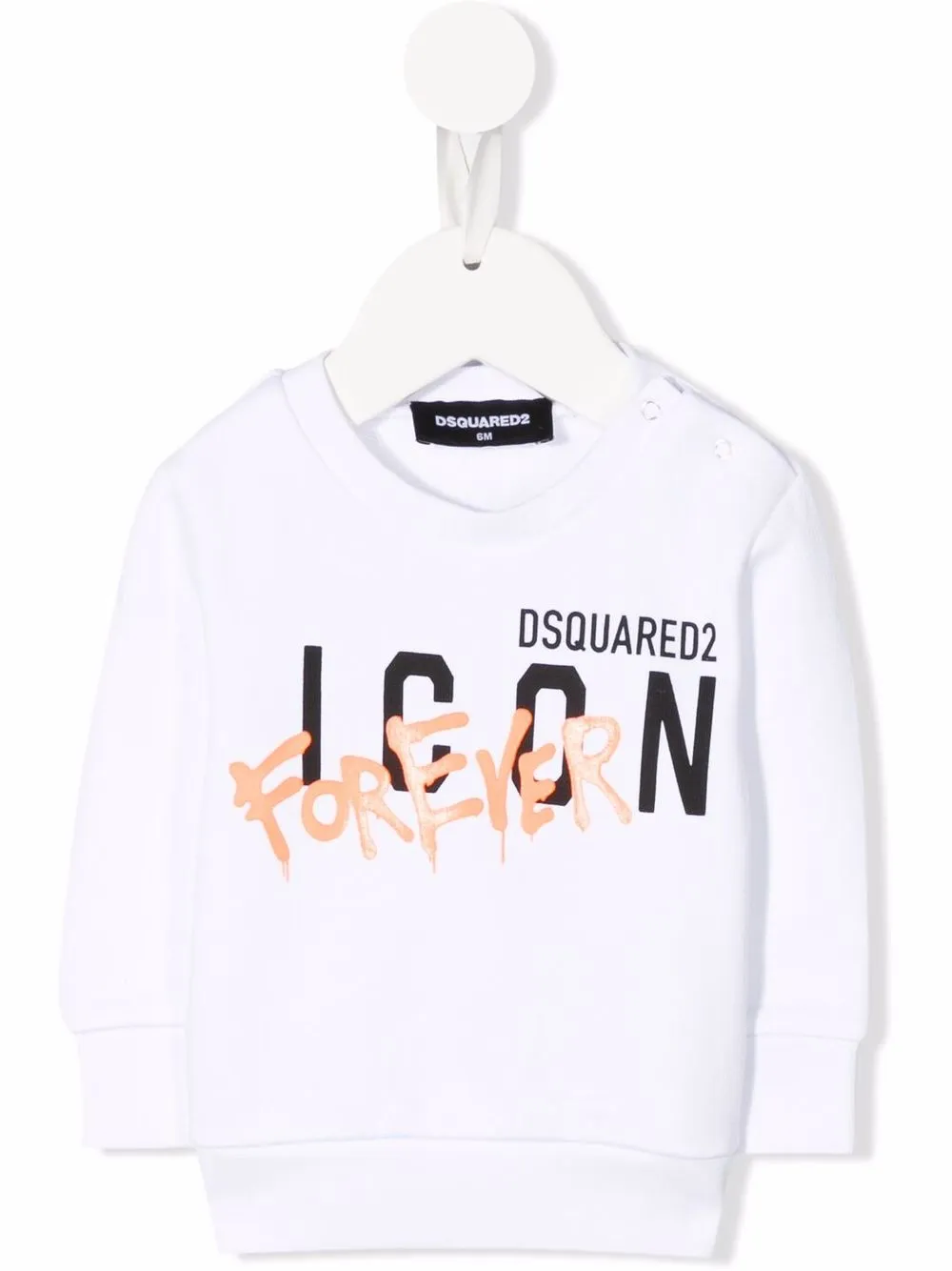 

Dsquared2 Kids logo crew-neck sweatshirt - White