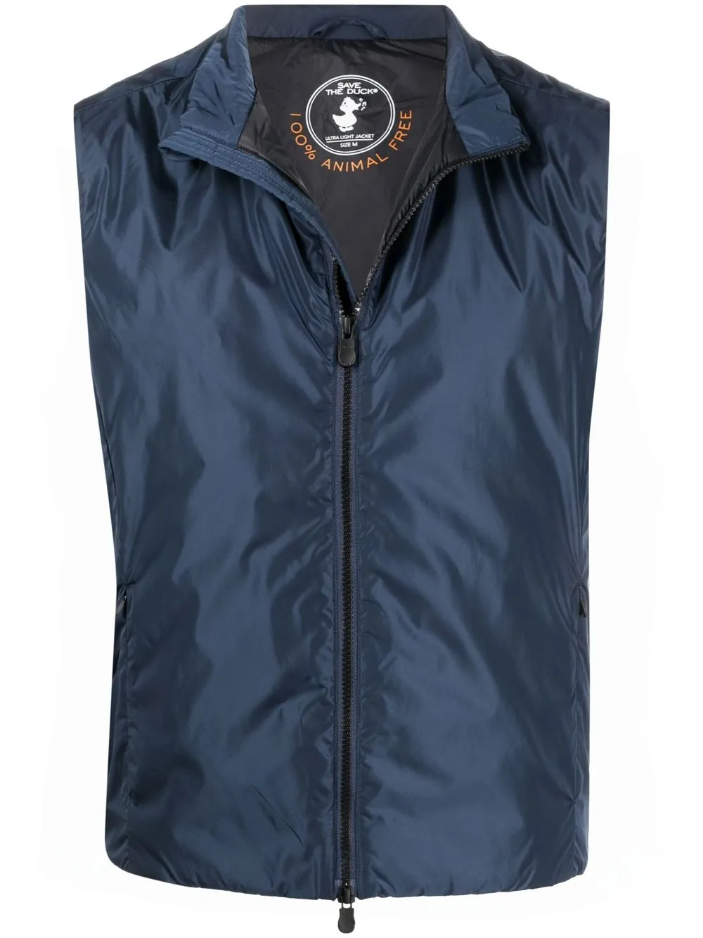 

Save The Duck zipped high neck gilet - Blue