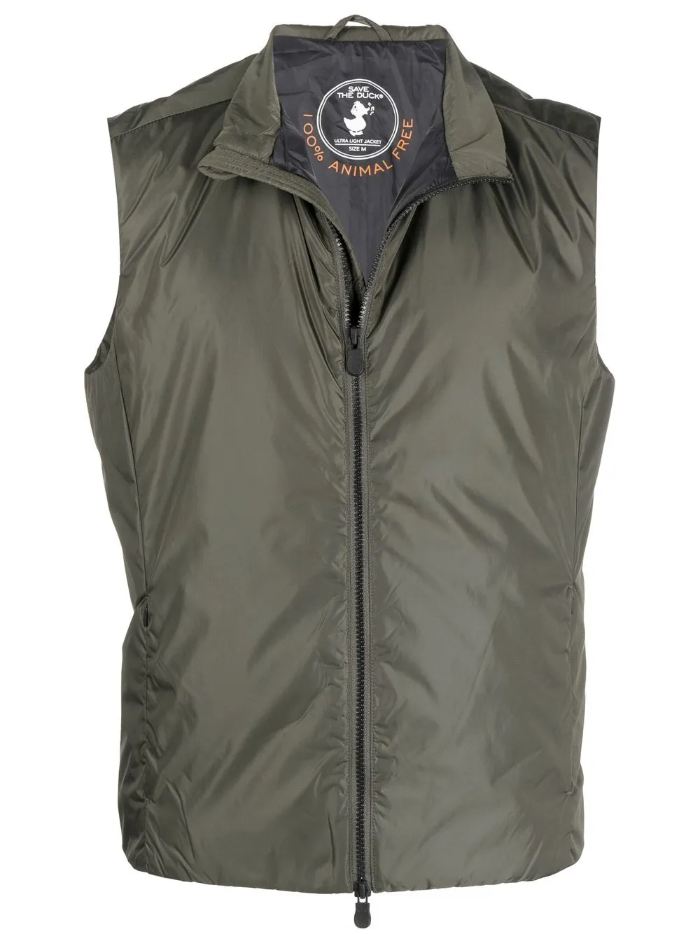 

Save The Duck Mega high-neck gilet - Green