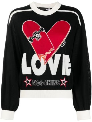 LOVEMOSCHINO ラブモスキーノ コート ロングコート 赤色 ウール abitur