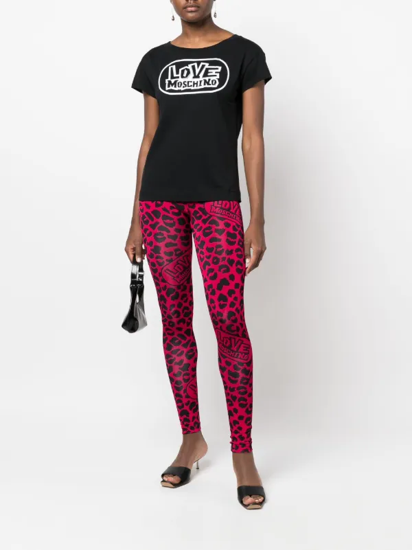 Love Moschino leopard-print Logo 