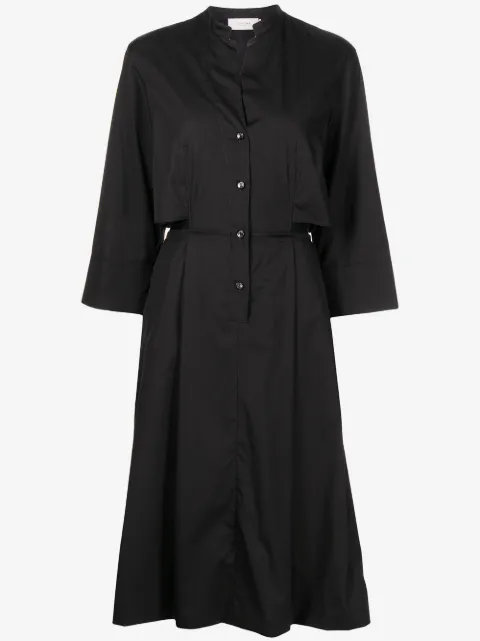 Agnona three-quarter midi shirt dress