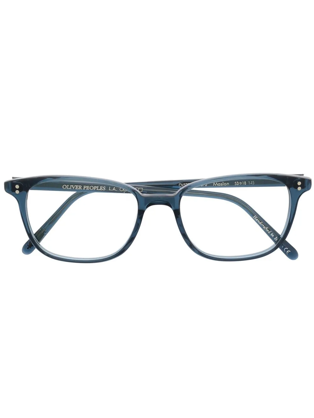 

Oliver Peoples Maslon square glasses - Blue