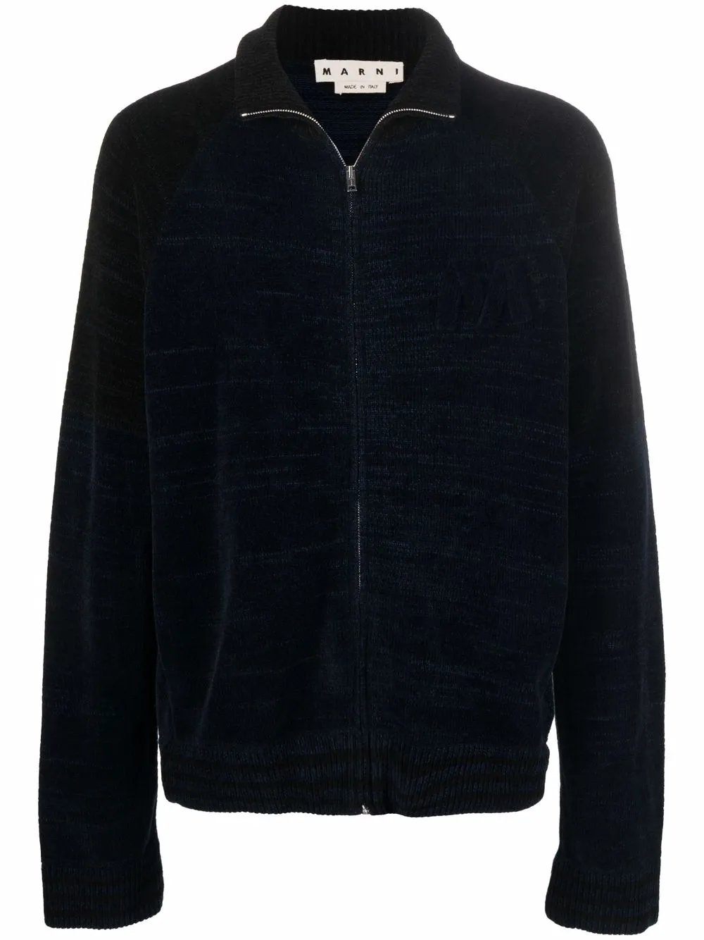 

Marni single-breasted zipped cardigan - Blue