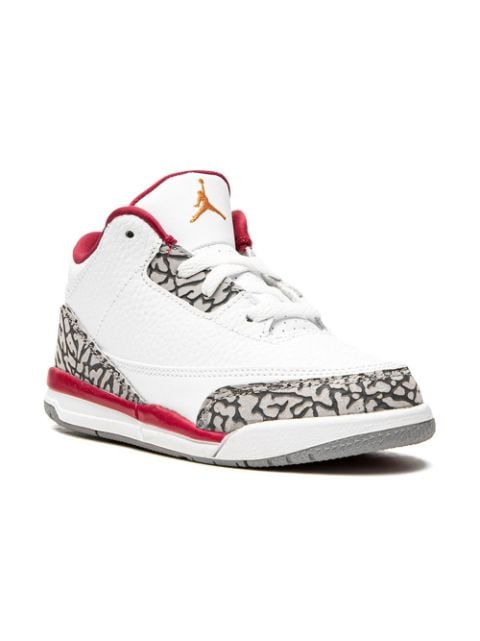 Jordan Kids - Air Jordan 3 Cardinal sneakers