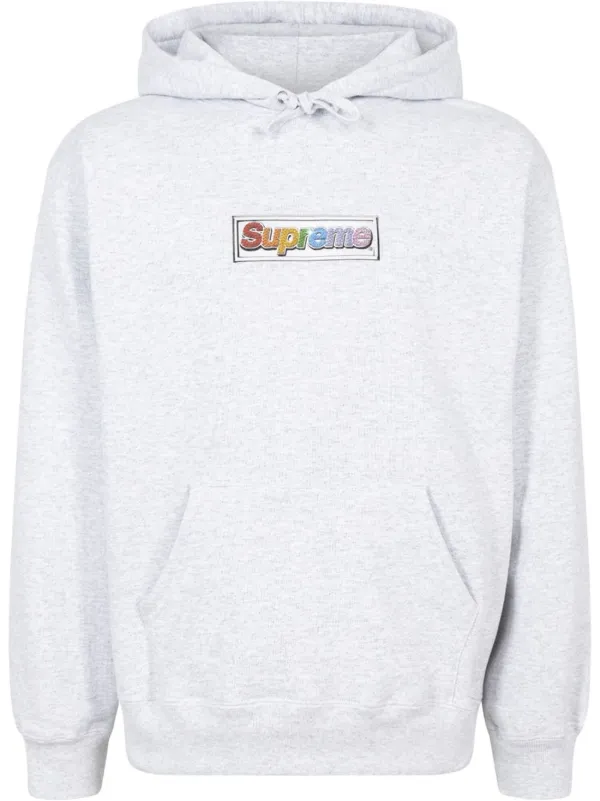 Supreme Bling Box Logo Hooded Sweatshirt-