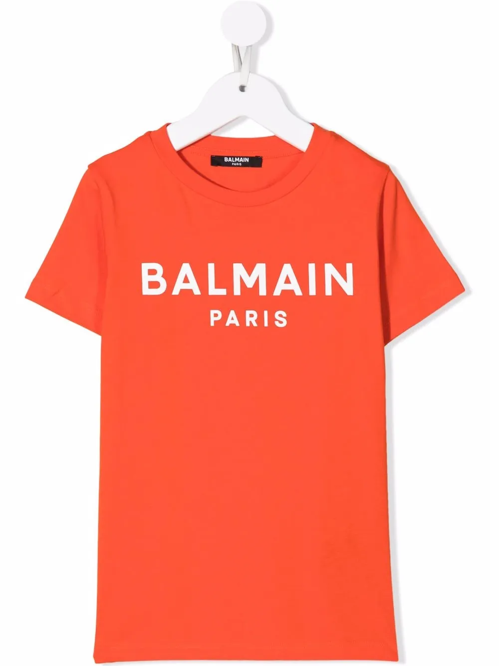 

Balmain Kids playera con logo estampado - Naranja