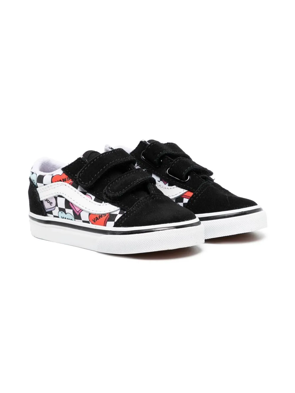Vans Kids baskets imprimée à attache scratch | noir | Image 1