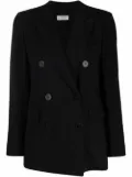 Alberto Biani double-breasted button blazer - Black