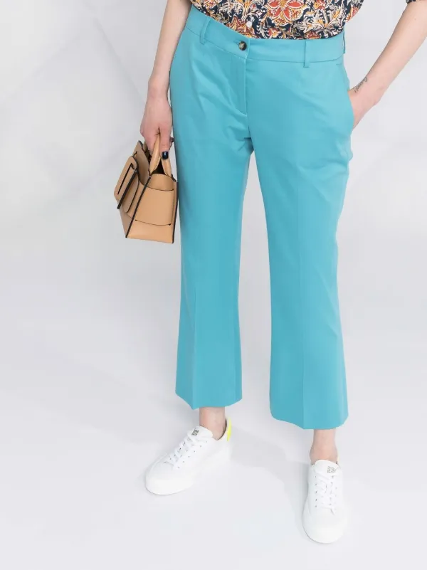Alberto Biani Pantalones Capri Acampanados - Farfetch