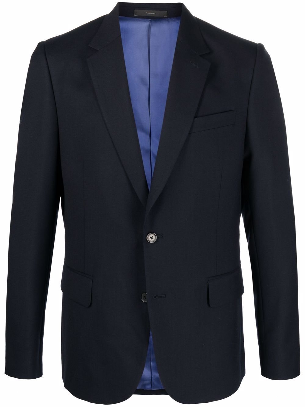 single-breasted wool blazer