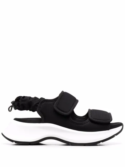 Hogan chunky touch-strap sandals