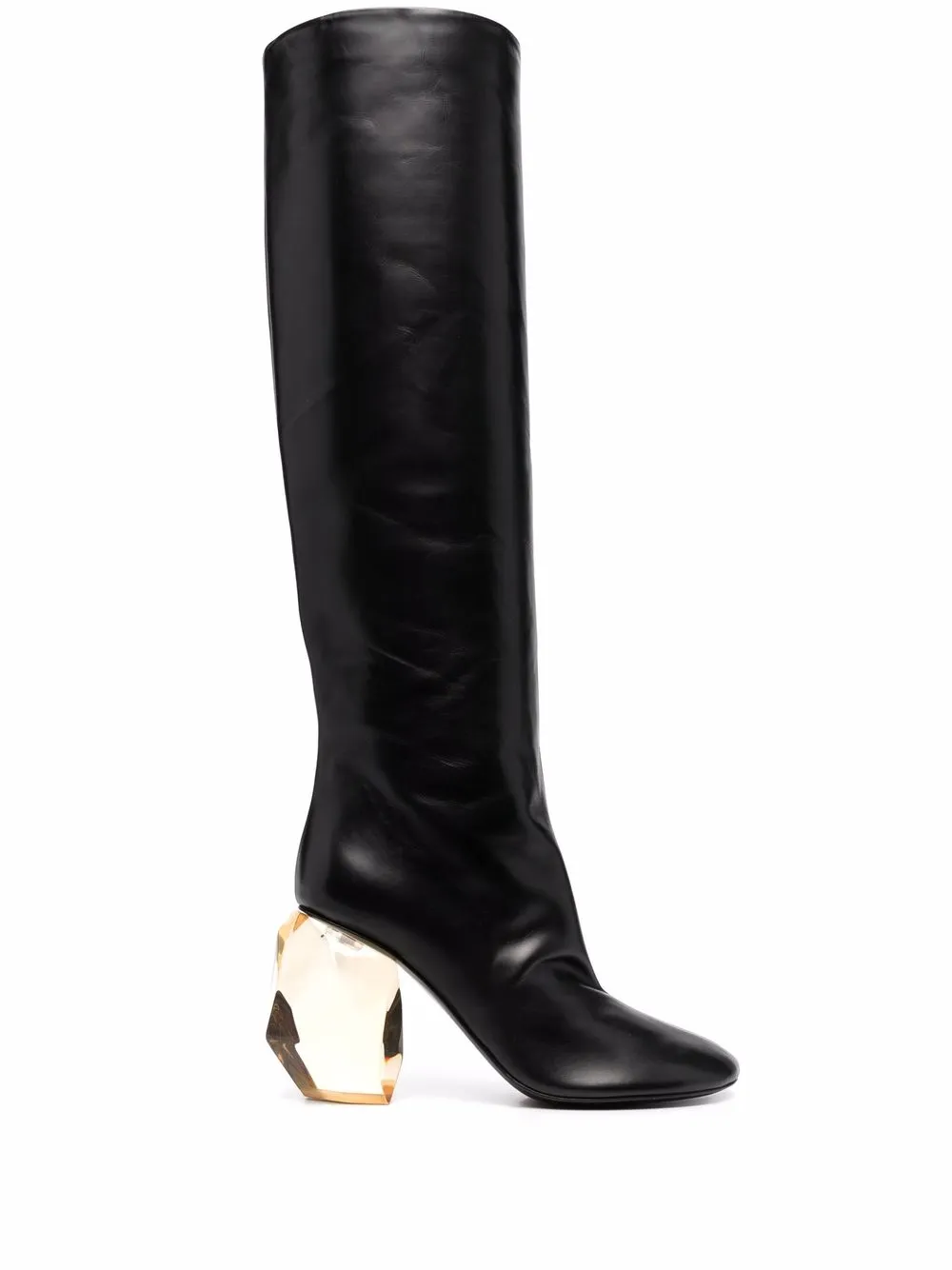 

Jil Sander botas de tacón estilo diamante - Negro