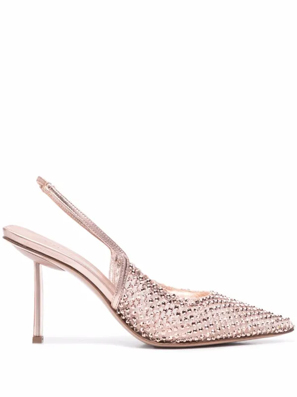 Rhinestone slingback store