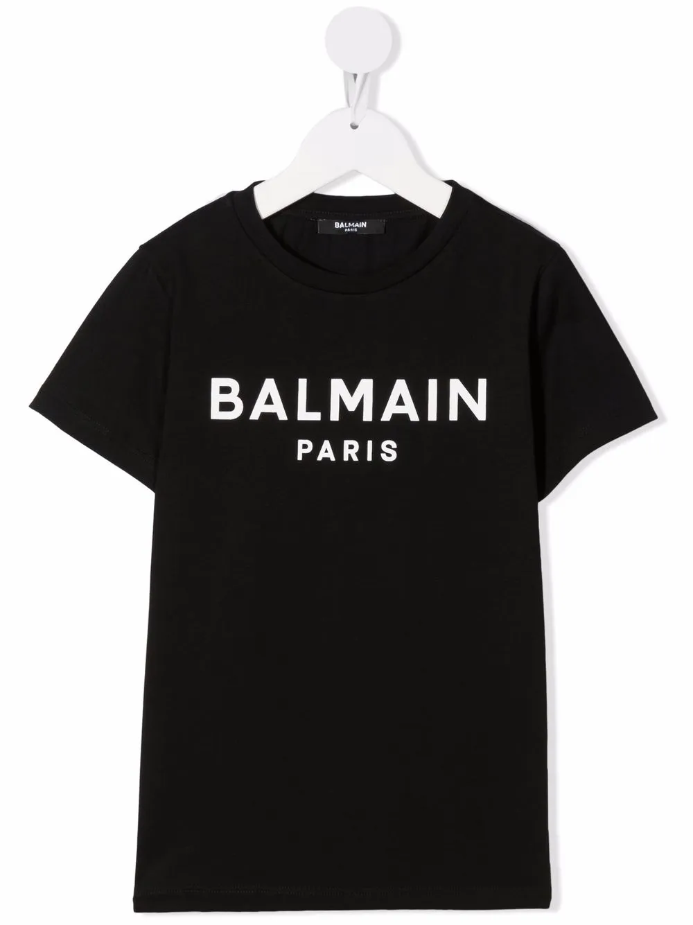 

Balmain Kids playera con logo estampado - Negro