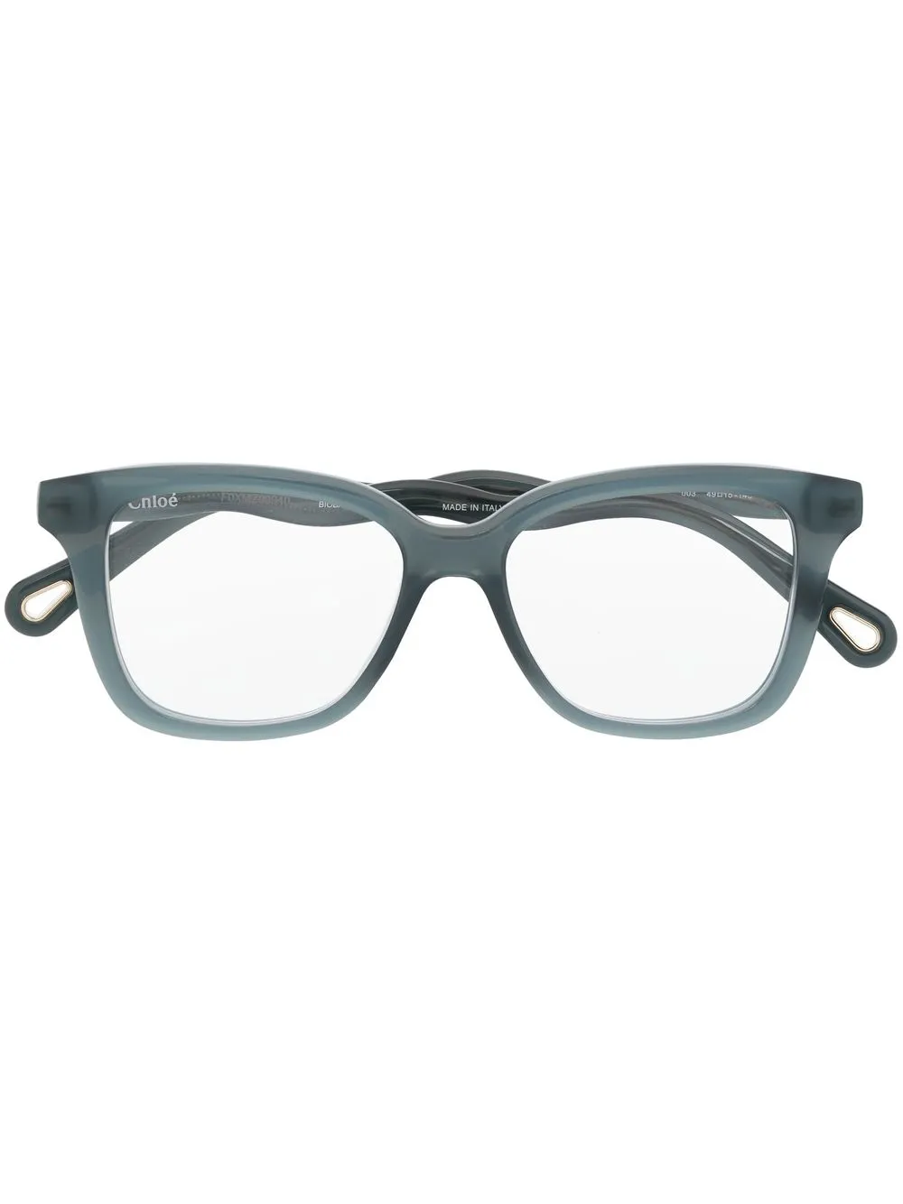 

Chloé Eyewear lentes con armazón cat eye y logo - Azul