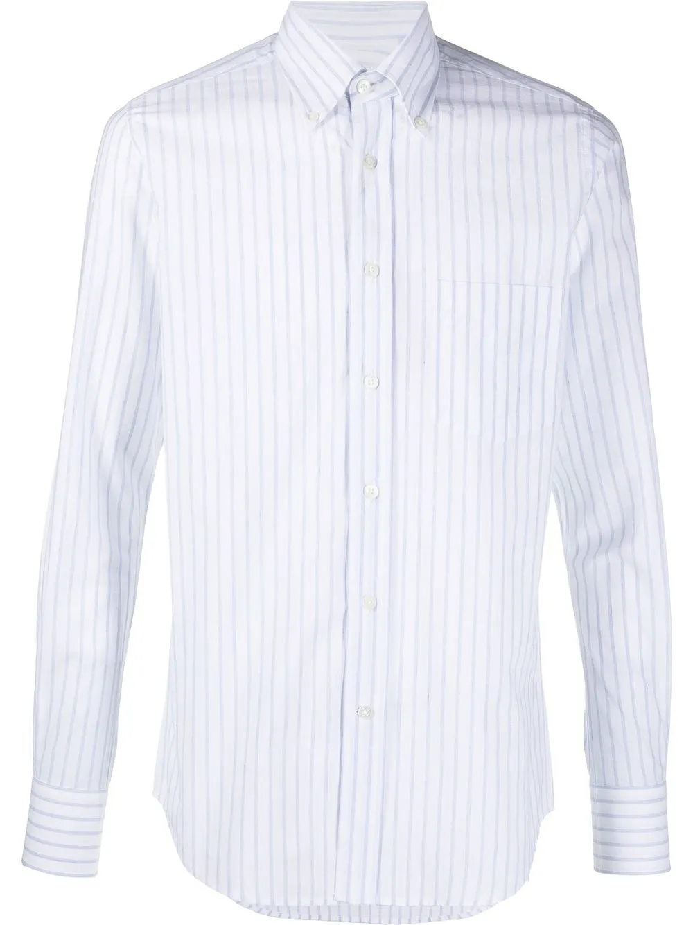 

Canali long-sleeve poplin shirt - White