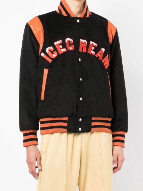 ICECREAM COPPER VARSITY JACKET ワッペン 取扱No.1 | softlove.com.br