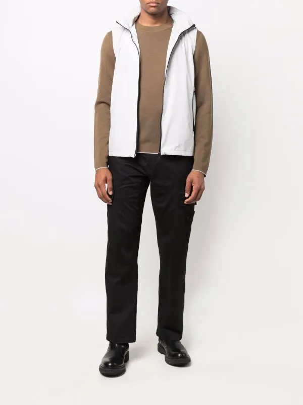 Herno デタッチャブルフード ダウンベスト | ニュートラル | FARFETCH JP