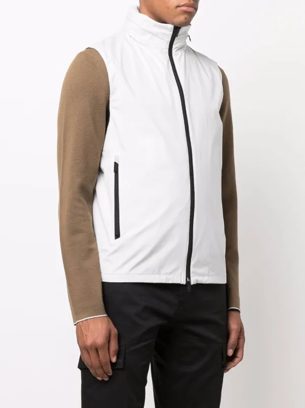 Herno デタッチャブルフード ダウンベスト | ニュートラル | FARFETCH JP