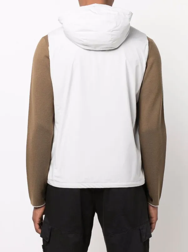 Herno デタッチャブルフード ダウンベスト | ニュートラル | FARFETCH JP