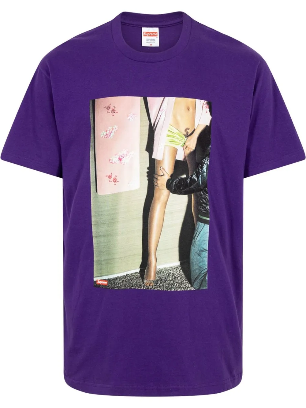 

Supreme playera Model con estampado gráfico - Morado