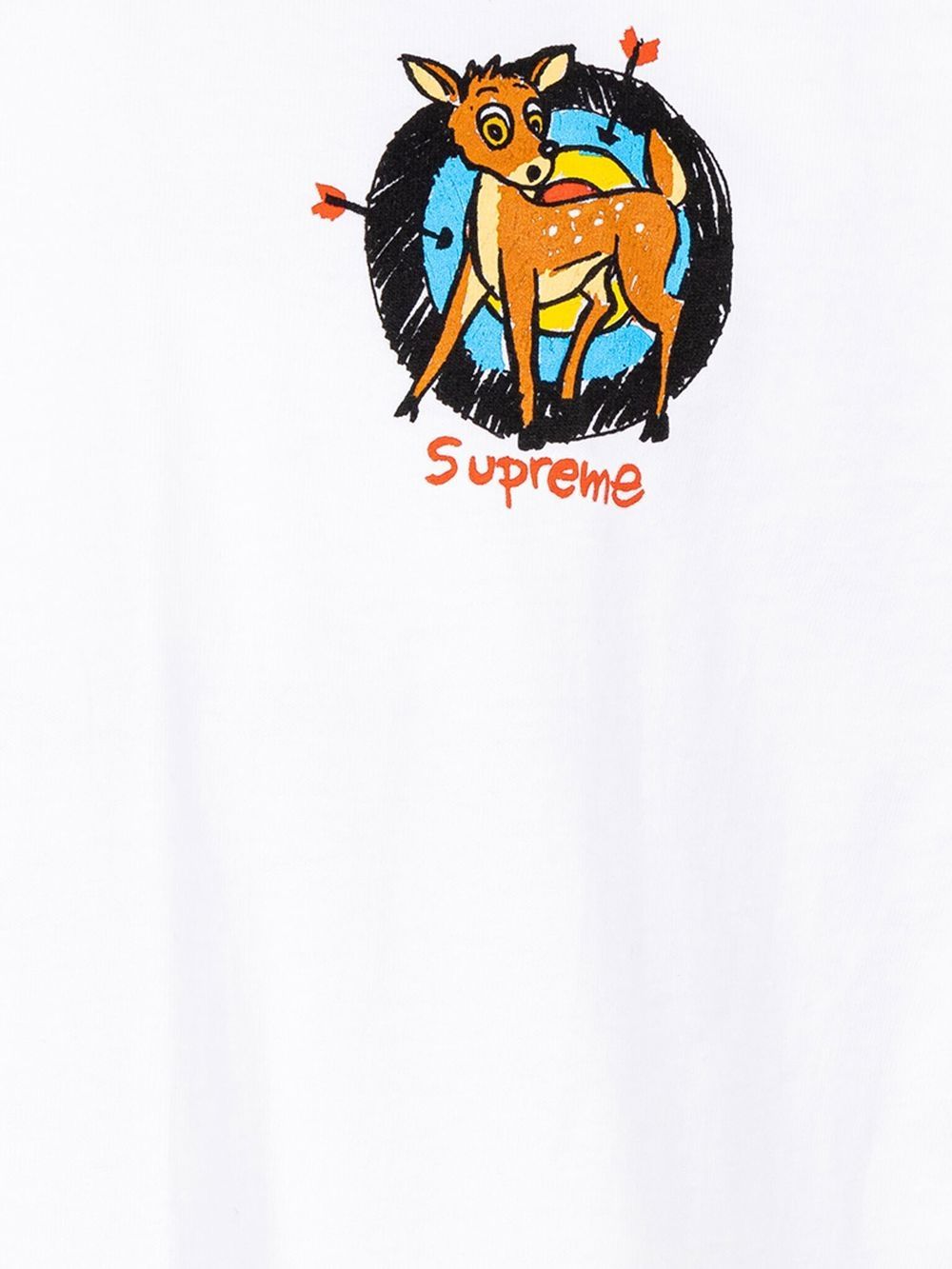 Supreme Deer short-sleeve T-shirt | White | FARFETCH HU