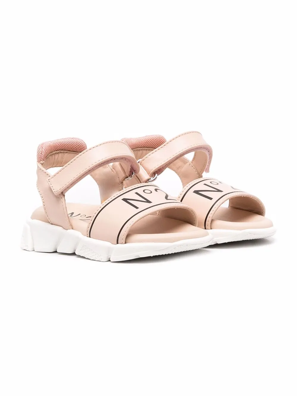 

Nº21 Kids sandalias con logo estampado - Neutro