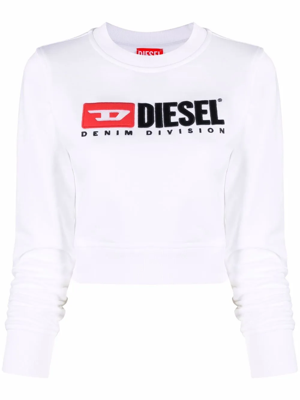 

Diesel logo-print cotton sweatshirt - White