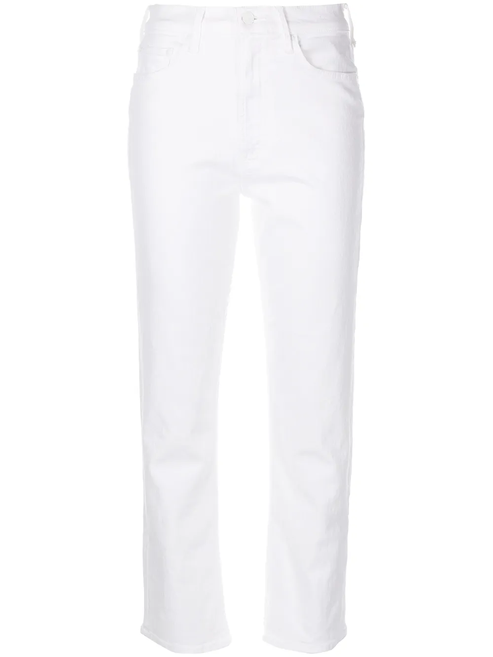 

MOTHER skinny jeans con tiro alto - Blanco