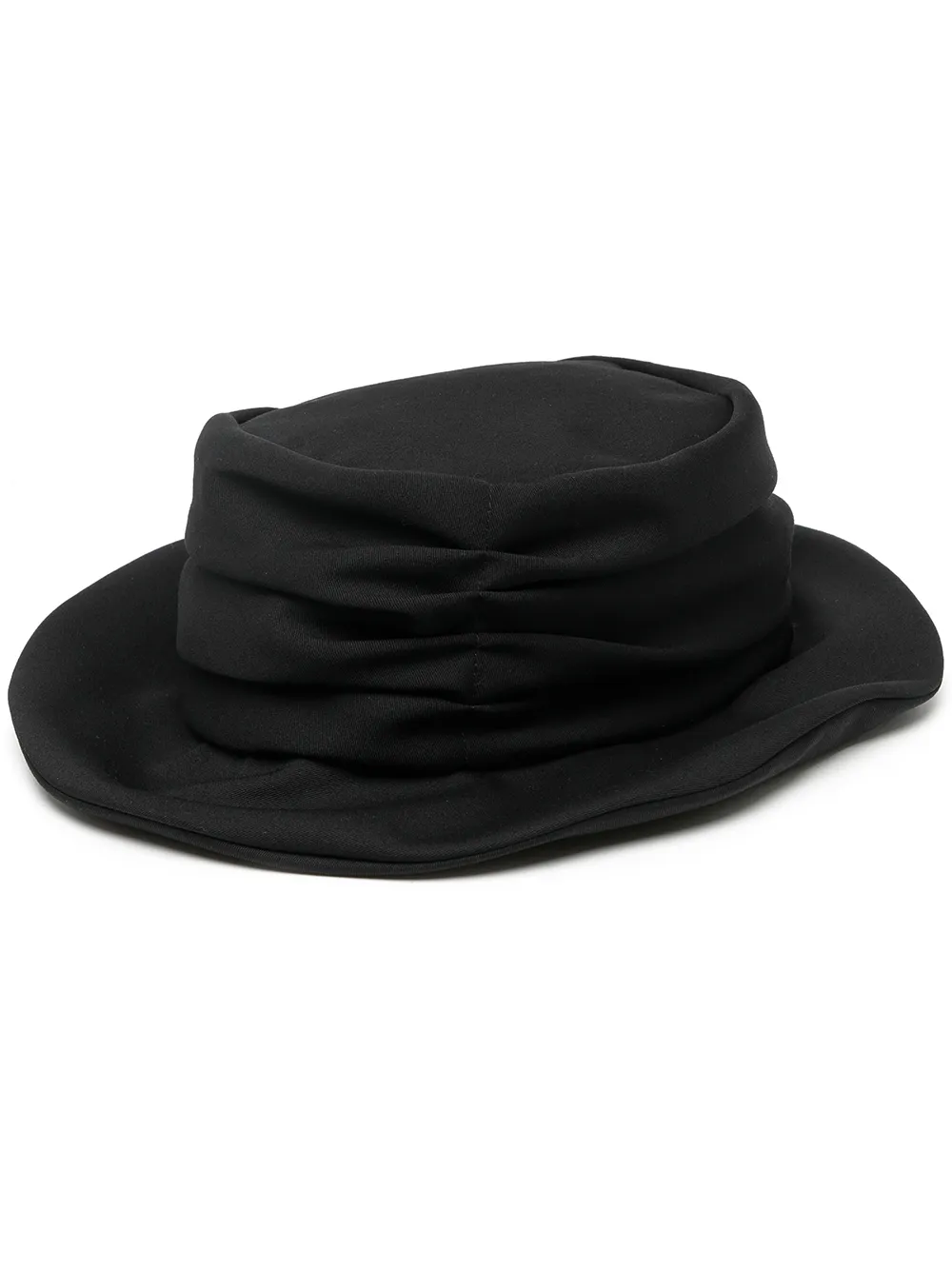 

Yohji Yamamoto gorro de pescador con diseño de corona - Negro