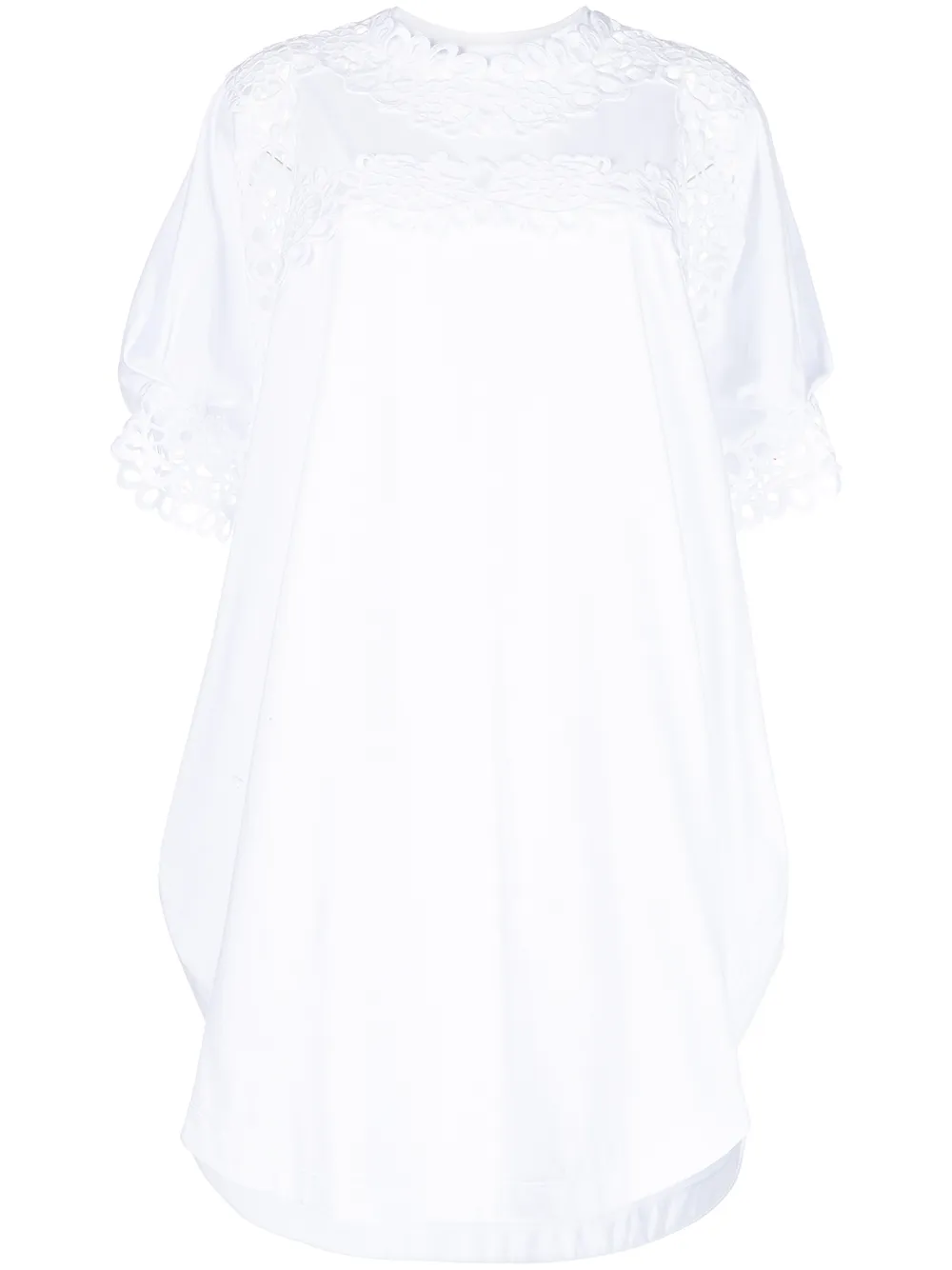 

Ermanno Scervino floral-lace cotton dress - White