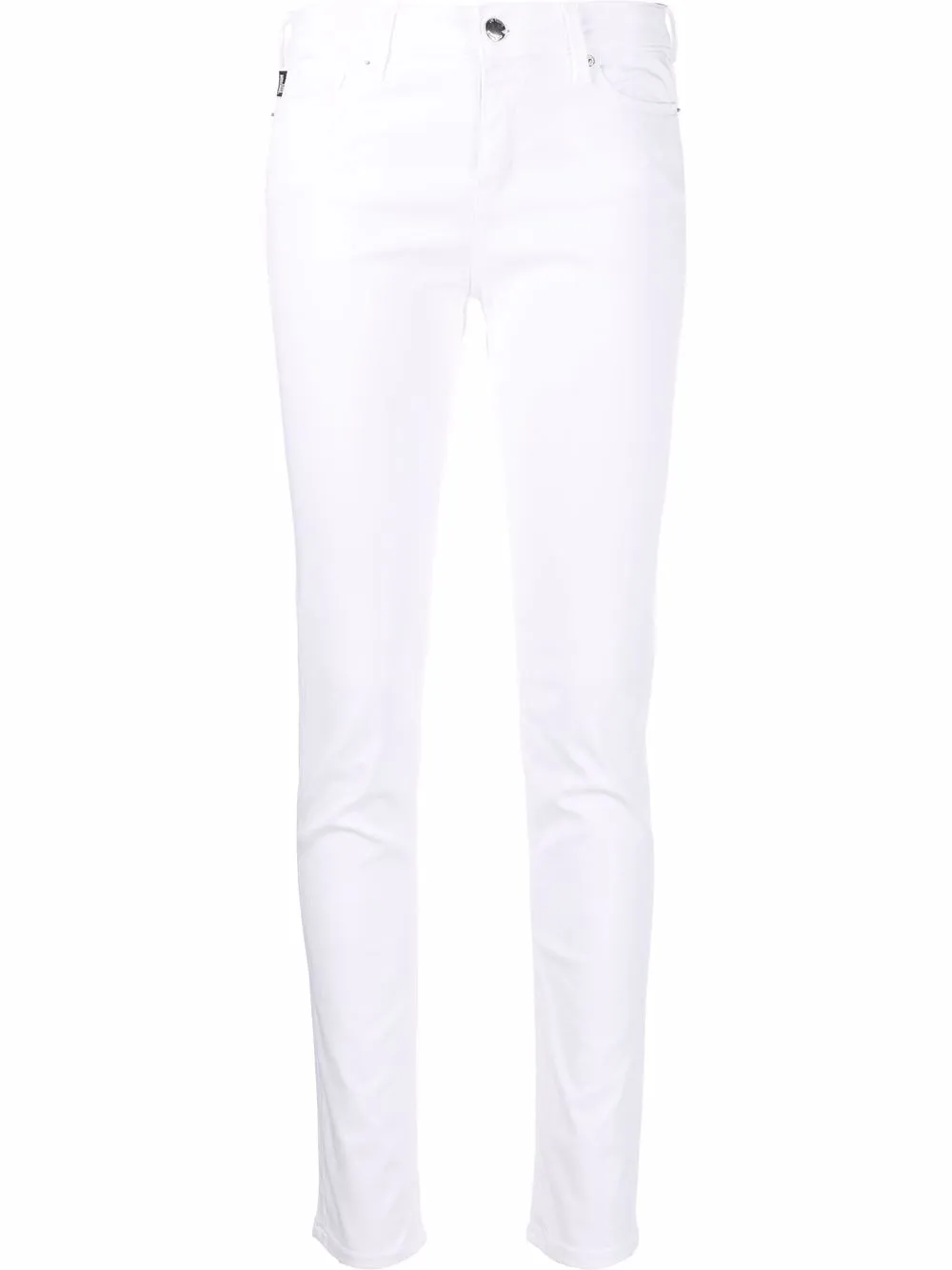 skinny-cut denim jeans