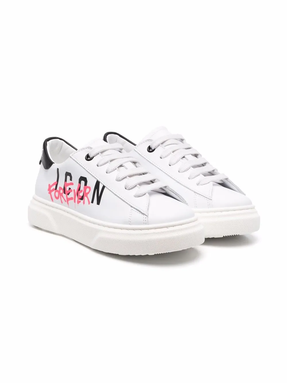 

Dsquared2 Kids tenis con estampado Icon - Blanco