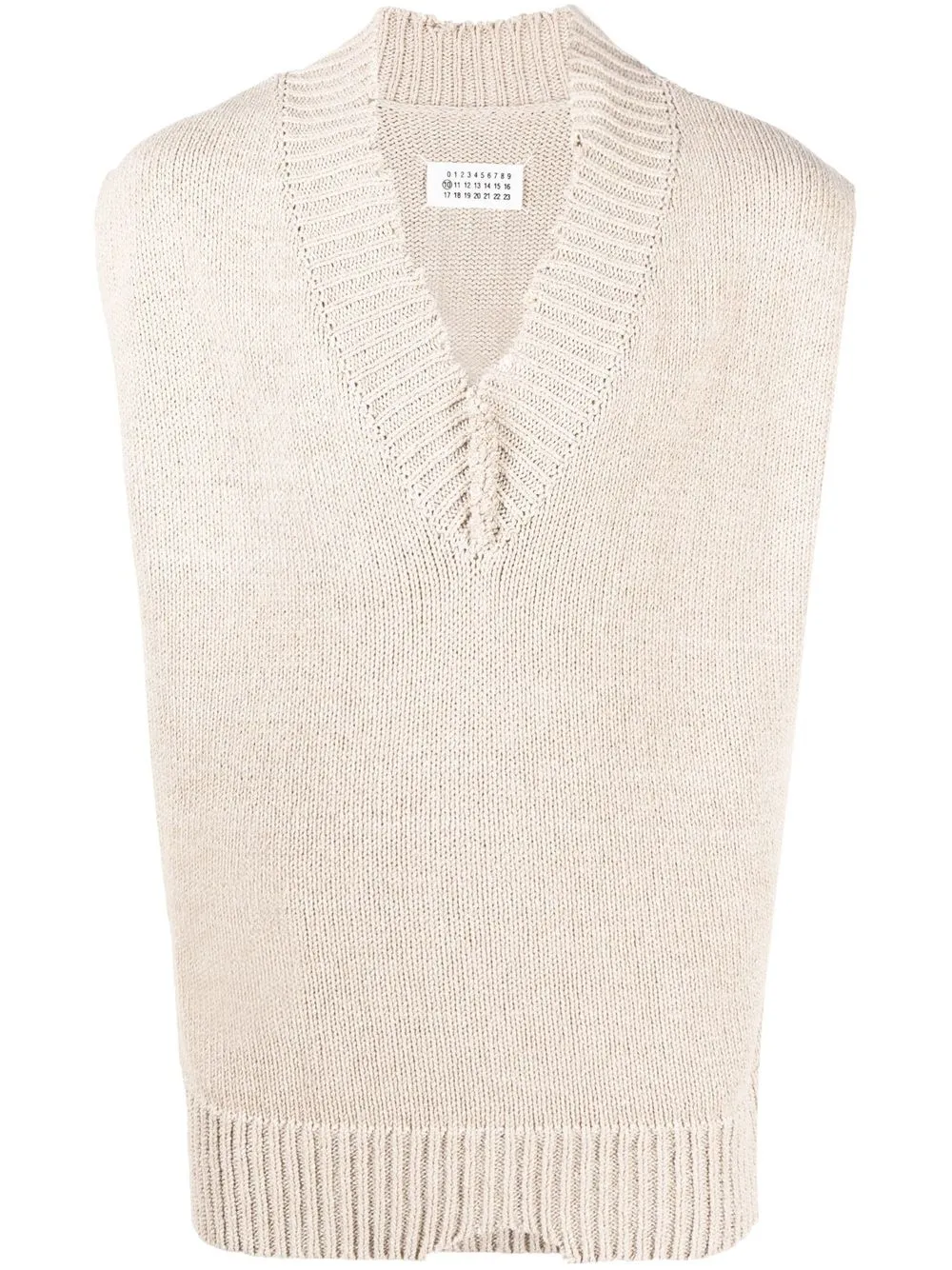 Maison Margiela distressed-detail Knit Vest - Farfetch