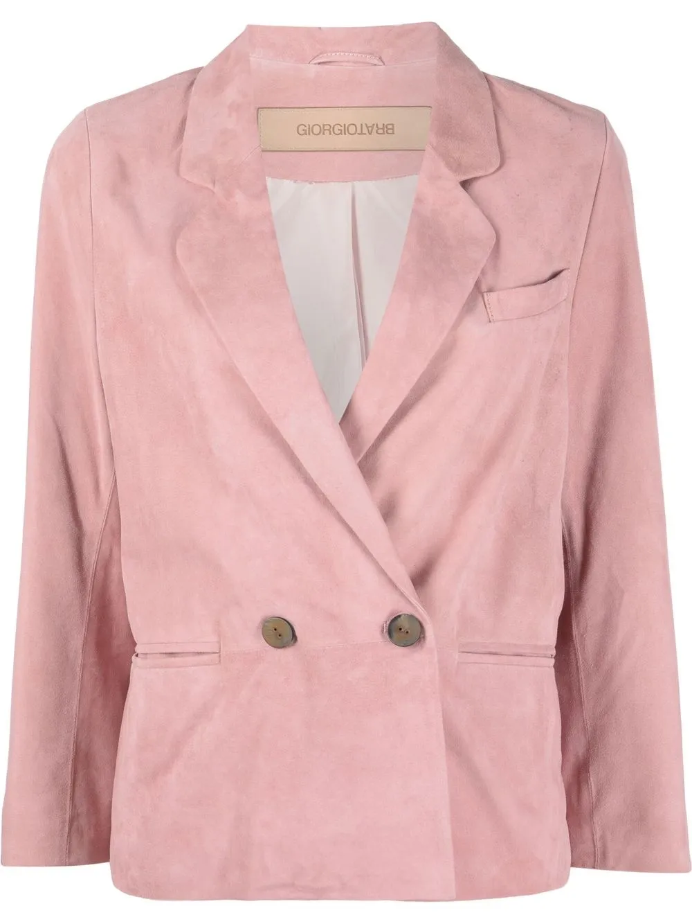 

Giorgio Brato blazer con doble botonadura - Rosado