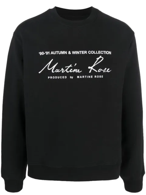 Martine Rose sudadera con eslogan estampado