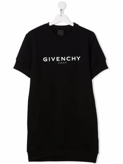 logo-print jumper dress | Givenchy Kids 