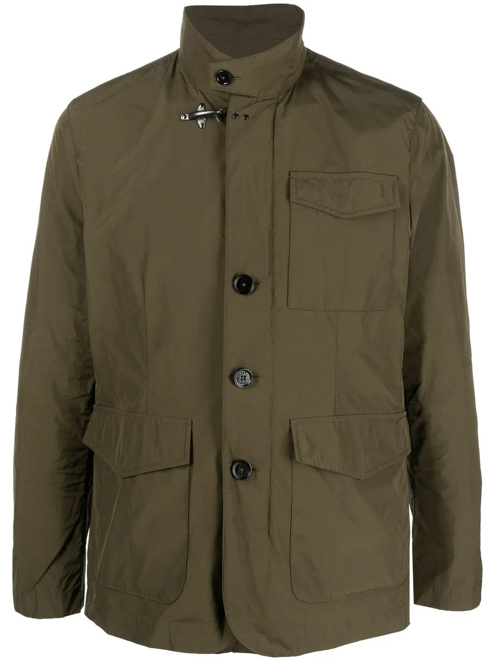 

Fay button-up lightweight jacket - Green