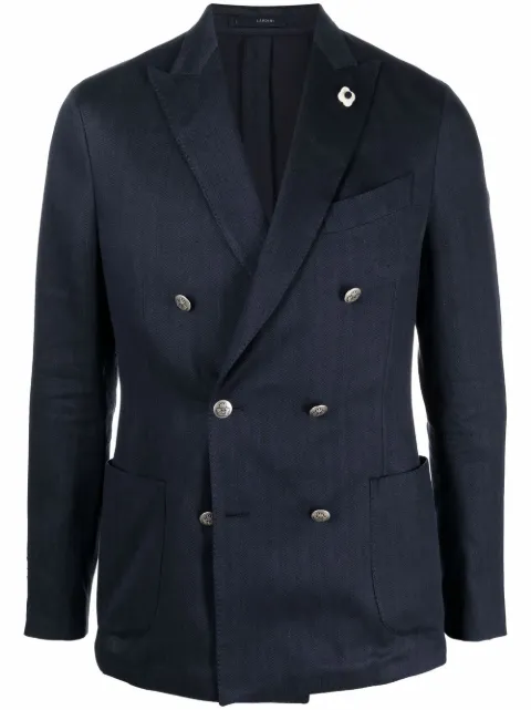 Lardini double-breasted blazer