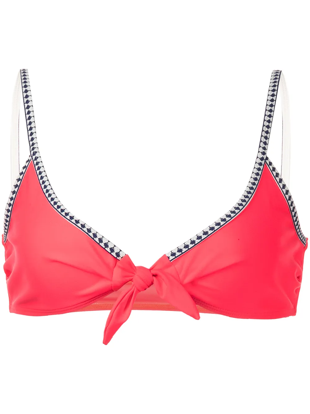 

lemlem Lena tie-front bikini top - Pink