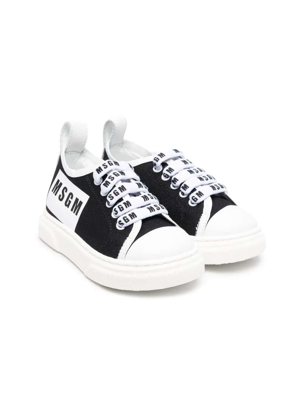 

MSGM Kids logo-print lace-up sneakers - Black